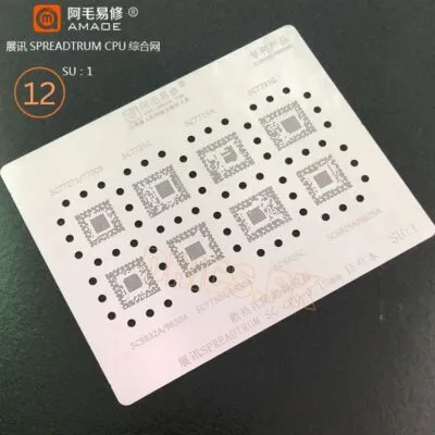 SU1 Stencil For SPD CPU sc7727s, 7730s, SC7731C, SC7715A, 7731G, 9832A, 9830A, 7730A, 8830A, 8825C, 6825A, 825A