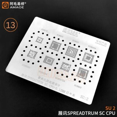 SU2 Stencil For SPD CPU SC6531e, sc9850, 6820, 9820A, 6500d, 6533G, 6531DA, SC7731E