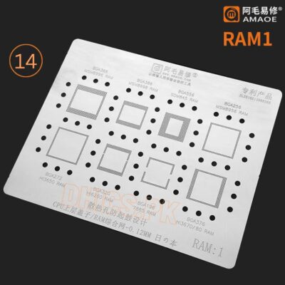 AMAOE Stencil RAM1 For RAM