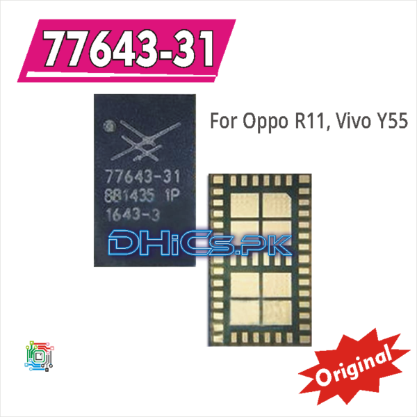 77643-31  100% Original Netwok, RF/PA iC OPPO R11 F1s/HUAWEI NOVA3/VIVO Y55 Motherboard Power Amplifier Chip Repair SKY77643-31