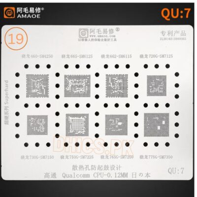 QU7 For Qualcomm CPU SM4250, 6125, 6115, 7125, 7150, 7225, 7250, SM7350