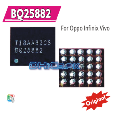 BQ25882 100% Original Charging iC Chip For Tecno Infinix Oppo Vivo Redmi  Samsung Mobile Phones Repairing