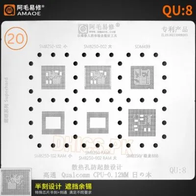 AMAOE Stencil QU8 For Qualcomm CPU