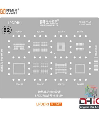 AMAOE Stencil LPDDR1 For BGA200, BGA134, BGA253, BGA60, BGA168, BGA252, BGA178, BGA136