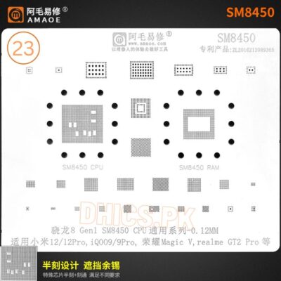 AMAOE Stencil SM8450 For Qualcomm Snapdragon 8Gen1 CPU