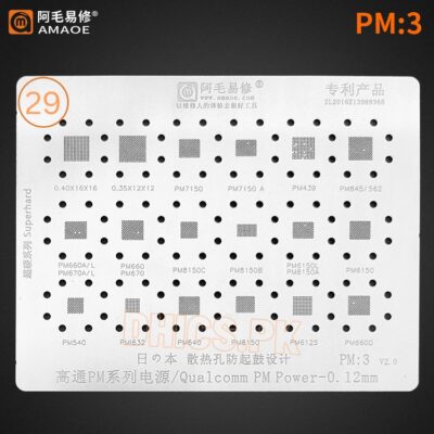 PM3 Stencil For Qualcomm Power ic