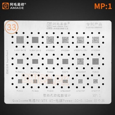 AMAOE Stencil MP1 For MTK/Qualcomm Power