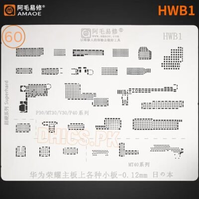 AMAOE Stencil HWB1 For Small Board Network [Includes P40 Floor?