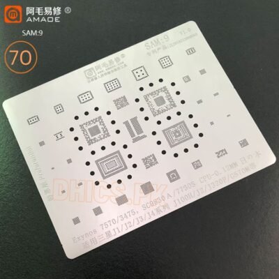 AMAOE Stencil SAM9 For J1/J2/J3/J4/G570 Exynos 7570/3475. SC9830 A/7730S