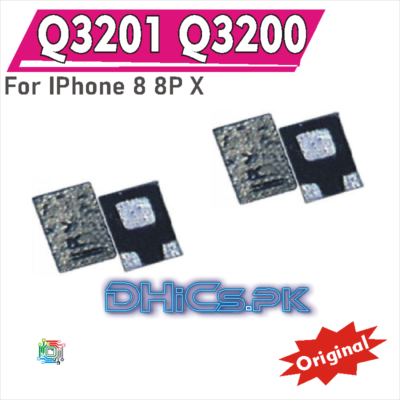 iPhone 8 8P X Q3201 Q3200 Triangle Power IC Charge Booster Transistor