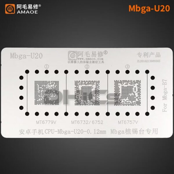 Mbga B7 MTK CPU Magnetic Reballing Fixture - Image 6