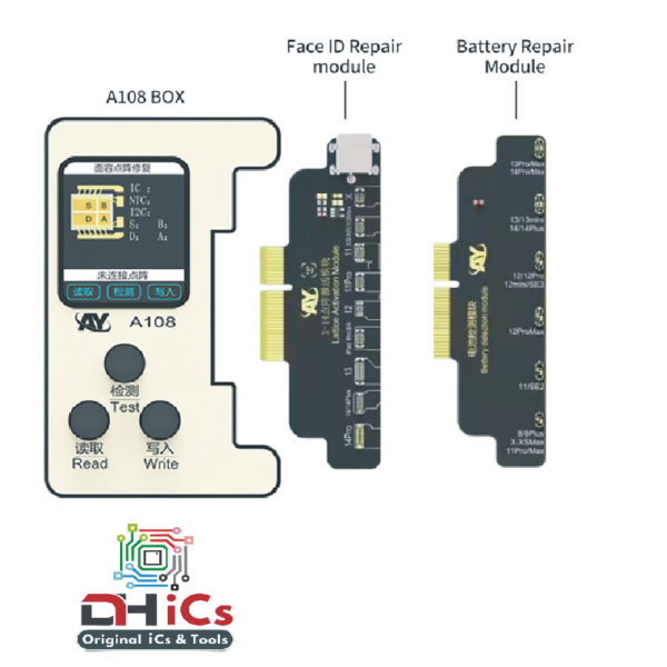 AY108 Box + Faceid + Battery Board