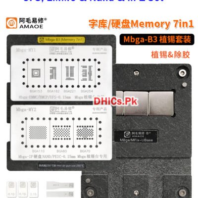 Mbga B3 EMMC UFS 7in1 Magnetic Reballing Fixture