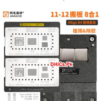 Mbga B4 iPhone CPU (A11-12 8in1) Magnetic Reballing Fixture