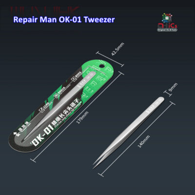 Tweezer Precise Long Sharp Tips Repair Man OK-01