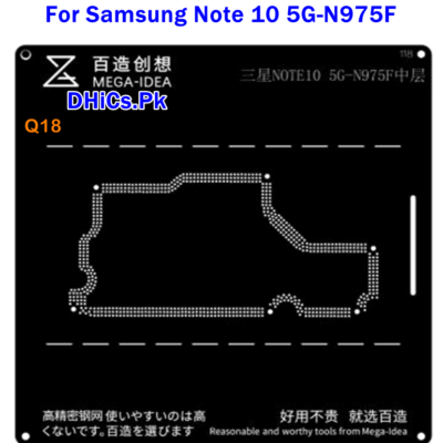 Mega iDea Samsung NOTE10 5G-N975F Stencil