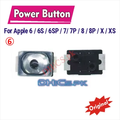 100% Original Power Button For Apple 6 6S 6SP 7 7P 8 8P X XS