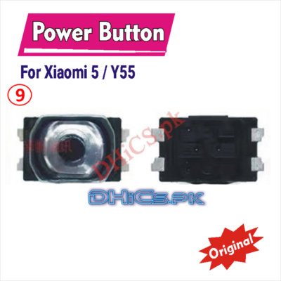 100% Original Power Button For Xiaomi 5/Y55