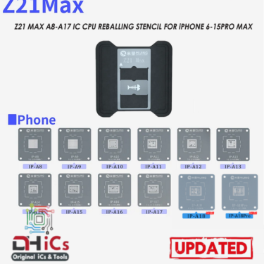 Mijing Z21 MAX CPU Reballing Stencil Magnetic Platform For iPhone A8-A18Pro Upgraded