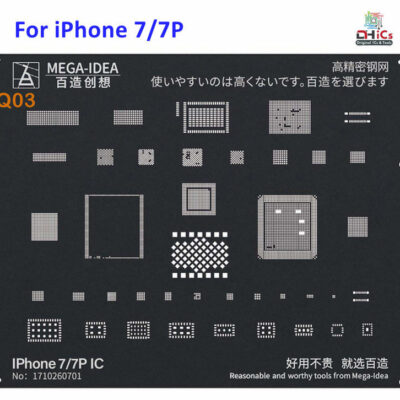 Mega iDea iPhone 7, 7P Black Stencil
