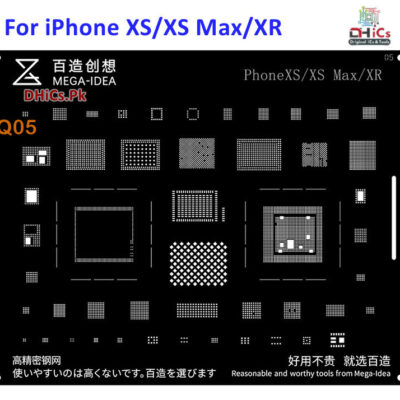 Mega iDea iPhone XS/XS Max/XR Black Stencil