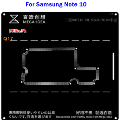 Mega iDea Samsung NOTE10 SM-N970U Stencil