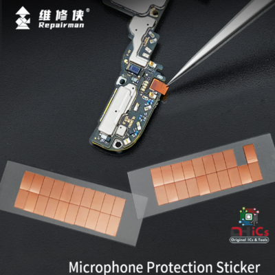 Repairman Mic Protection Sticker 100 pcs/pack