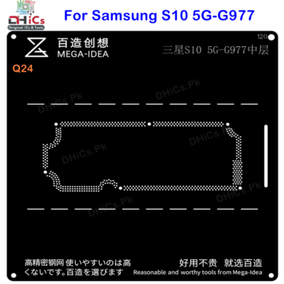 Samsung S10 5G-G977 Middle Layer Reballing Stencil