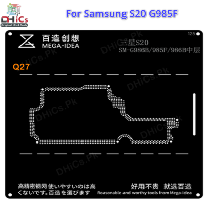 Samsung S20 SM-G986B 985F 986B Middle Layer Reballing Stencil