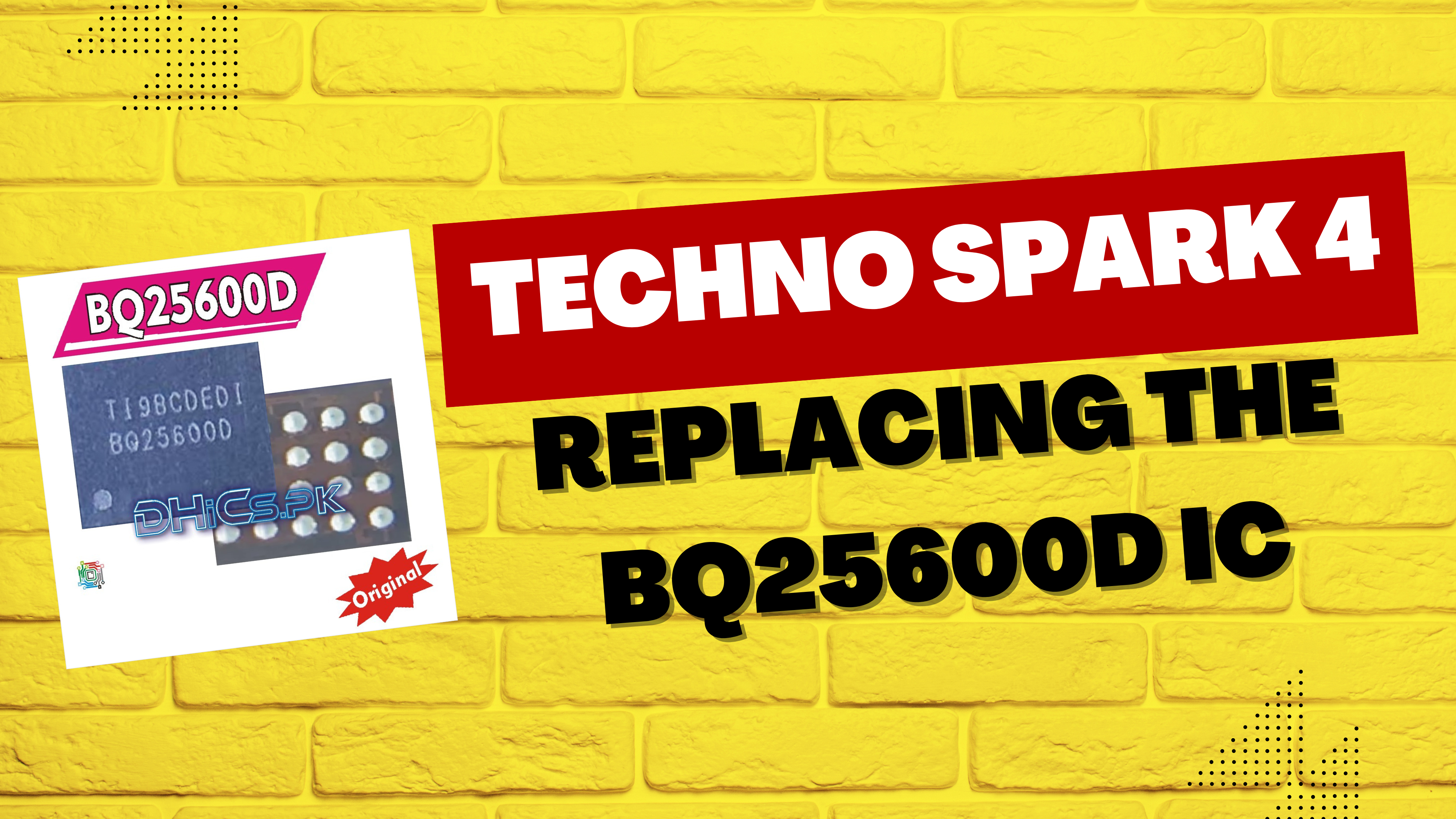 Reviving a Tecno Spark 4: Replacing the BQ25600D IC