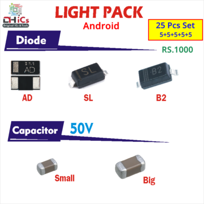 Light Pack, light diode SL, B2, AD, Light Capacitor 50v