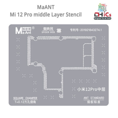 Mi12 Pro Middle Layer Stencil MaAnt