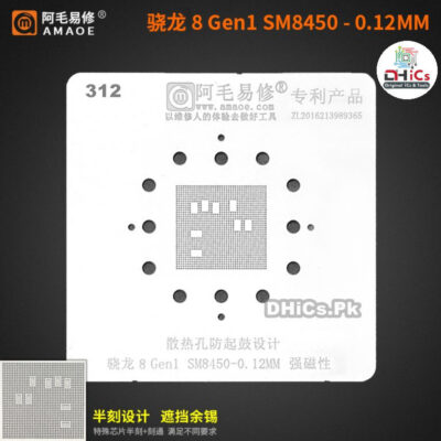 SM8450 Qualcomm CPU Single Stencil