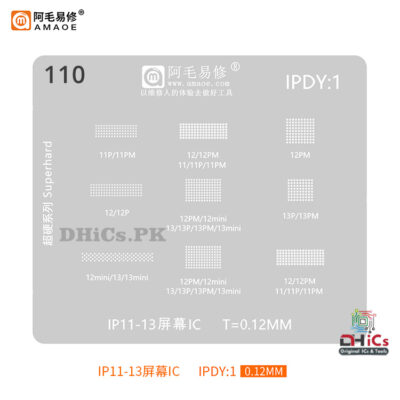 IPDY1 Stencil For IP11-13 All iCs