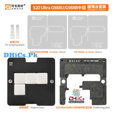 S20 Ultra G988U, G988B Middle Layer Magnetic Reballing Fixture