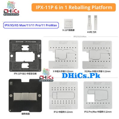 IPX-11P (6 in 1) Middle Layer Magnetic Reballing Fixture