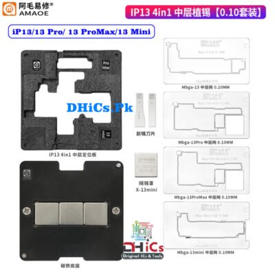 IP13 (4 in 1) Middle Layer Magnetic Reballing Fixture