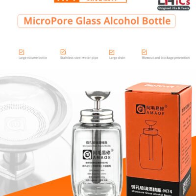 Micropore Glass Alcohol Bottle AMAOE M74