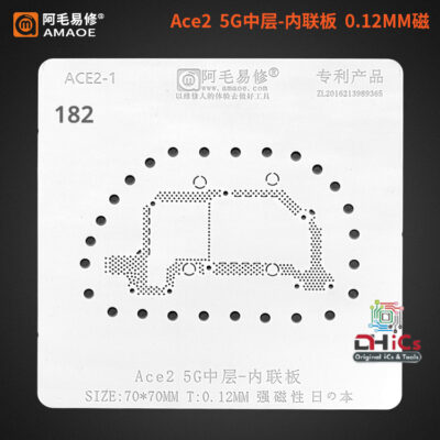 ACE2-1 Middle Layer Stencil For 1+ 8Pro