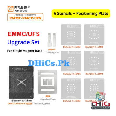 EMMC UFS  6 in 1 Reballing Fixture ( Without Magnet Base )
