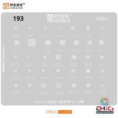 CHG1 Reballing Stencil For Charging iCs