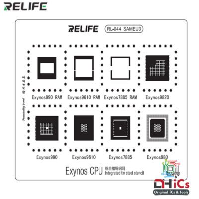 Relife SAM EU3 Exynos CPU Stencil For Exynos 9820, 9610, 990, 7885, 980 CPU