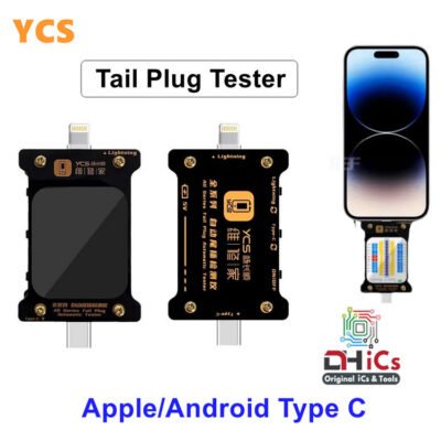 YCS Intelligent Auto Detection Tail Plug Tester lightning/Android