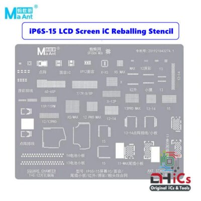 iP6S-15 LCD Screen iC Reballing Stencil