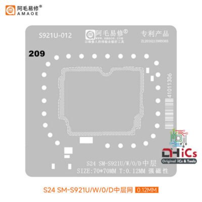 AMAOE Samsung S24 SM-S921U/W/O/D Middle Layer Stencil