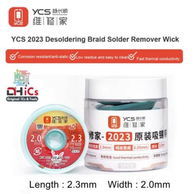 YCS Solder Wick 2023 2.3mm (5 Pcs Roll)