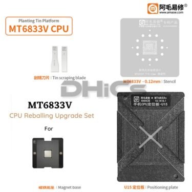 AMAOE Upgrade Kit For CPU Reballing Support MT6833V For Xiaomi Redmi Note 10 Pro/Vivo S12 Etc