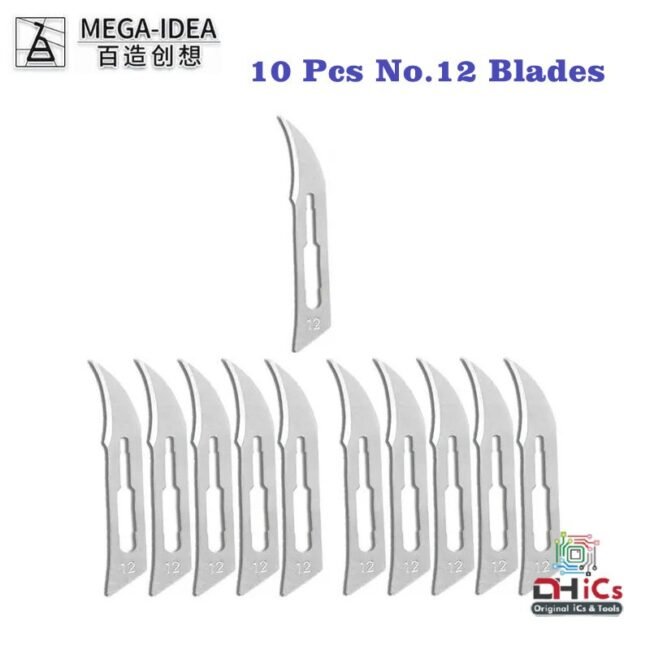 10 Pcs No.12 Repair Blade Set Mega Idea