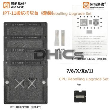 AMAOE Upgrade Kit For CPU Reballing Support For 7/8/X/Xs/11
