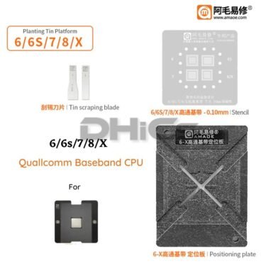 AMAOE Upgrade Kit For CPU Reballing Support For 6/6s/7/8/X